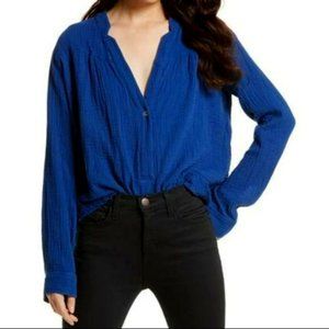 Free People Crepe Changing Horizons Top, Size XS
